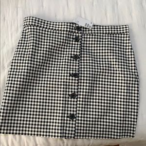 Houndstooth Skirt